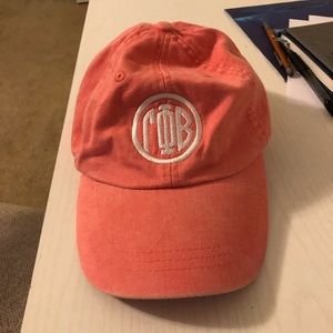 Peach/Pink Gamma Phi Beta Hat